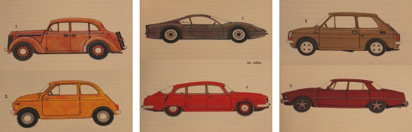 Autók az második világháború utáni évekből